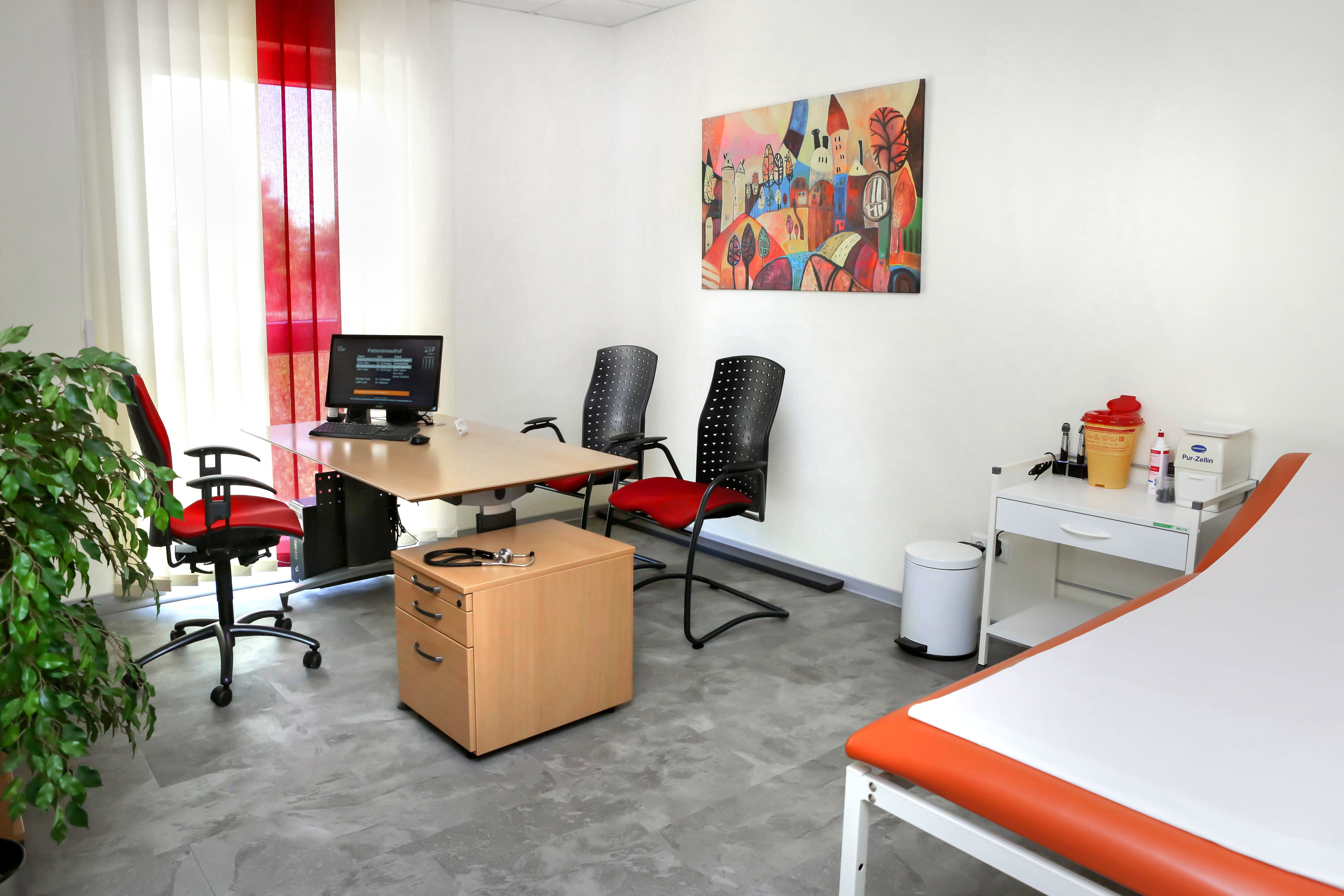 Sprechzimmer der Praxis